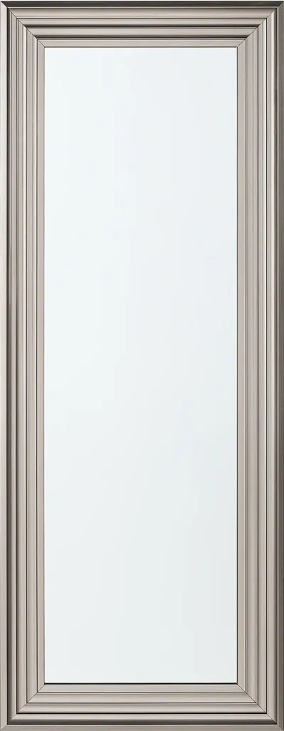 Grand miroir rectangulaire argenté 50 x 130 cm pour salon et chambre