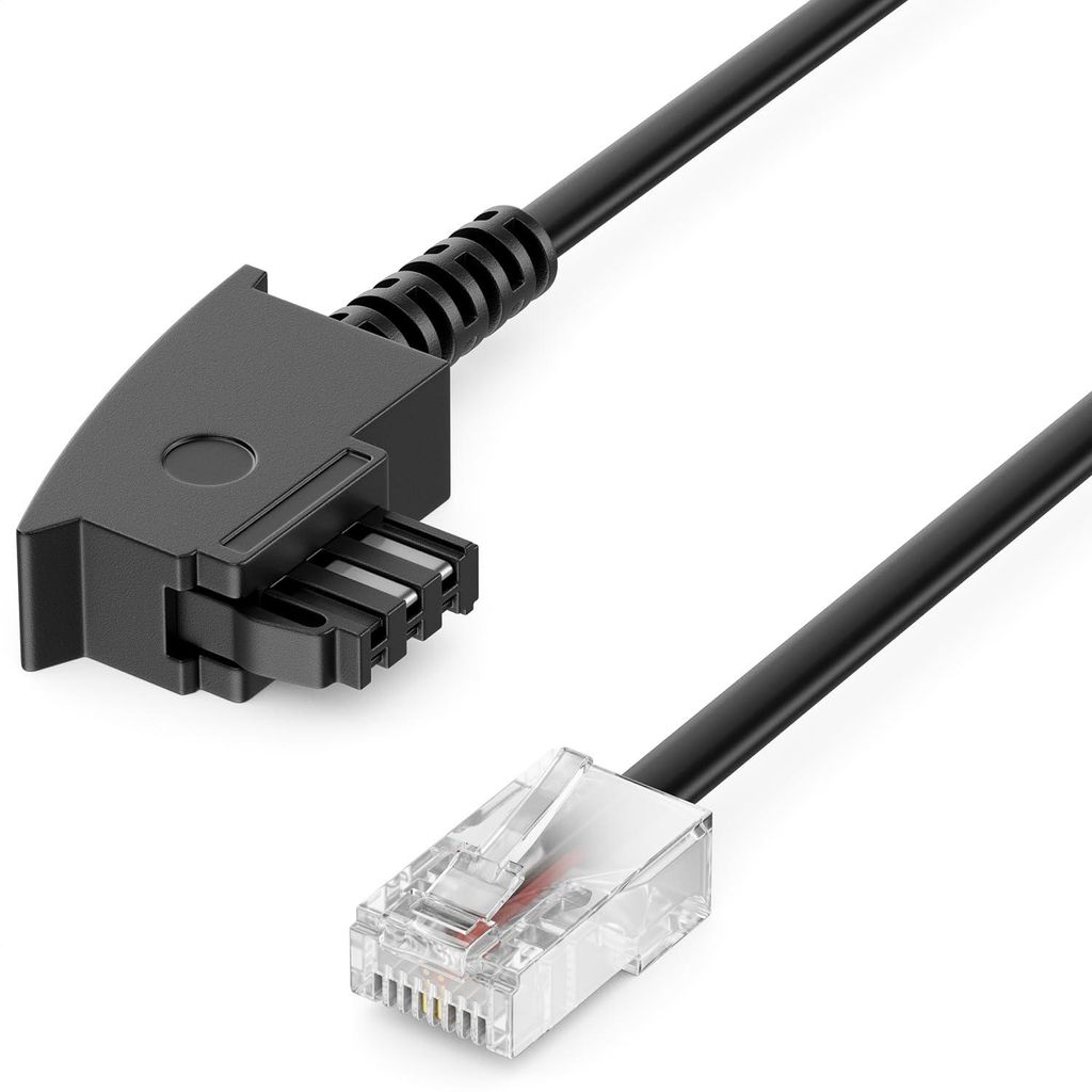 deleyCON 30m Routerkabel TAE-F RJ45 8P2C 99% Kupfer AWG28 - Produktbild 