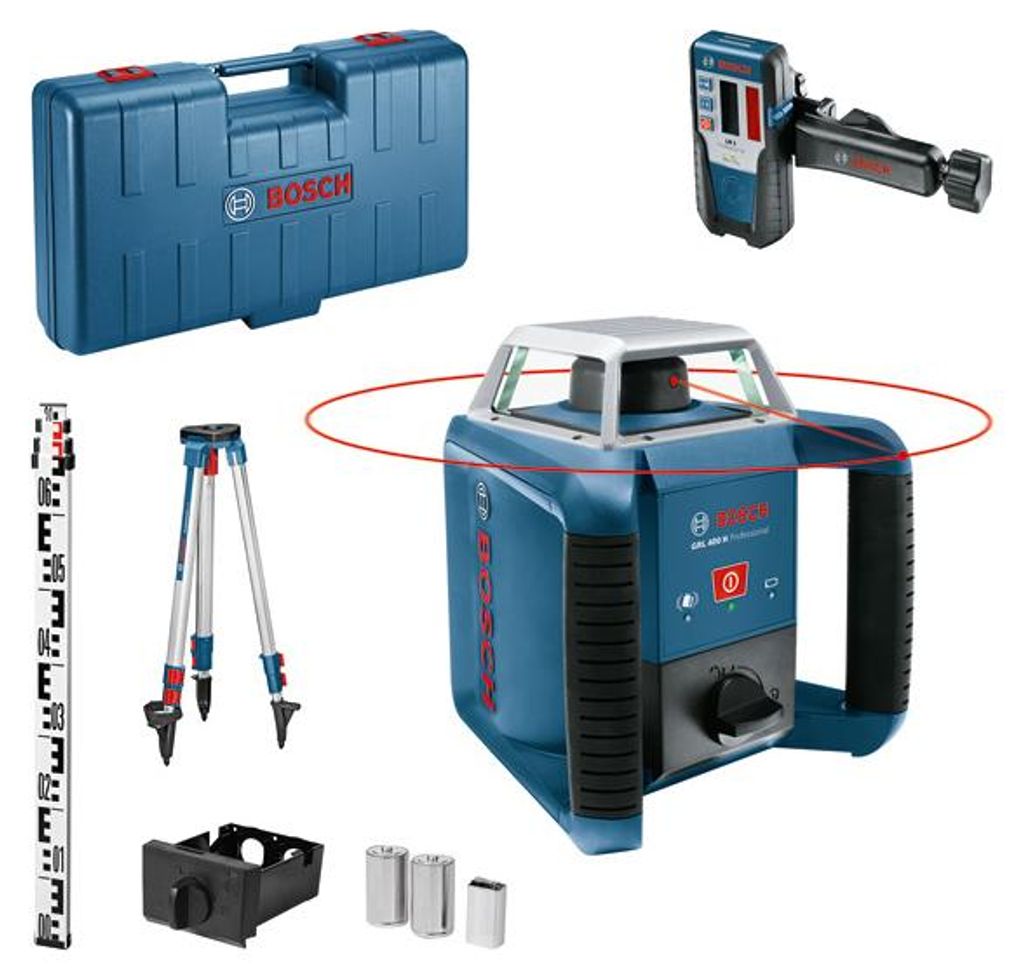 Rotationslaser GRL 400 H, 2x LR20 1,5V, 1x 9 Produktbild 
