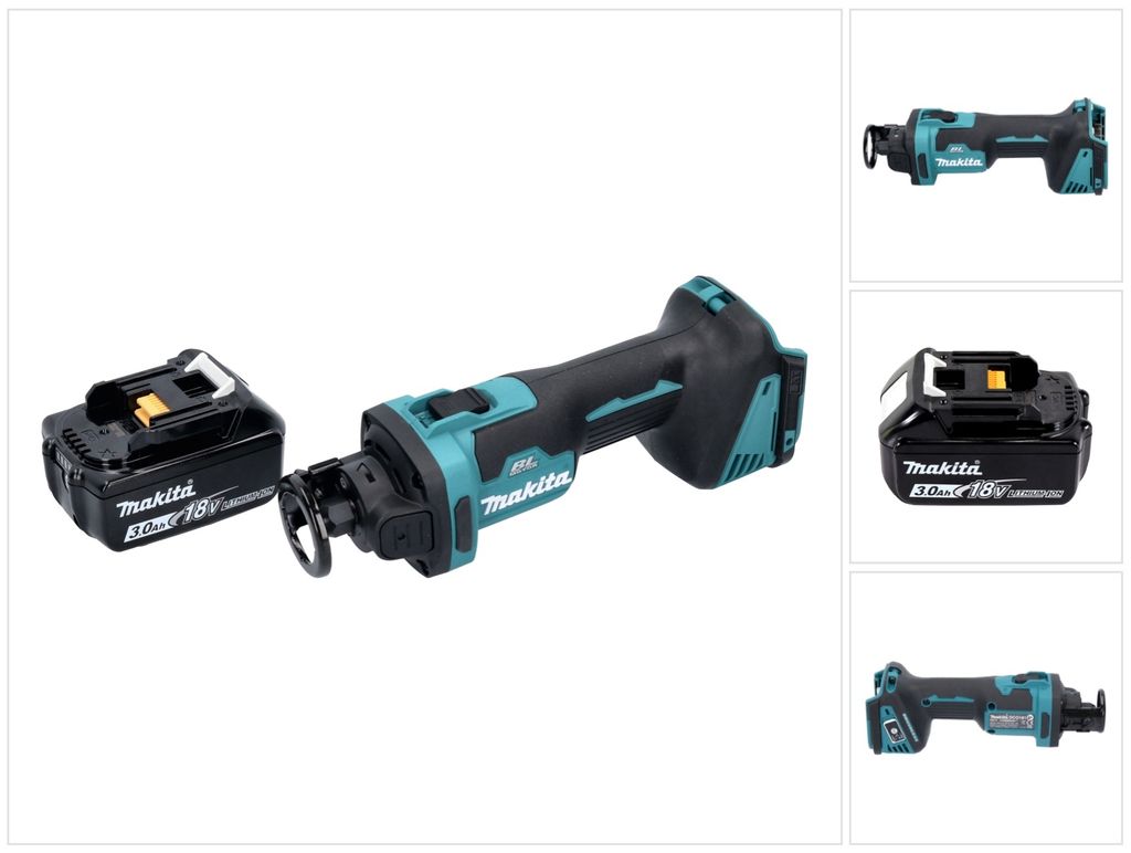 Makita DCO 181 F1 Akku Rotationsschneider 18 V 32000 U/min Brushless + 1x Akku 3.0 Ah - ohne Ladegerät