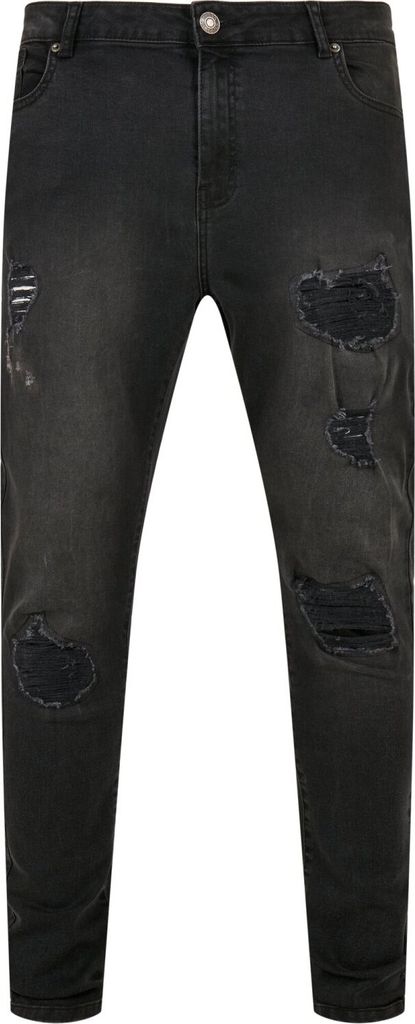 Urban Classics - Heavy Destroyed Slim Fit Jeans W28/L32