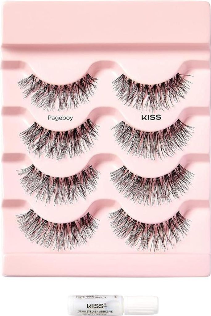 Kiss | Knstliche Wimpern, Wimpernstreifen, Pageboy, lang,