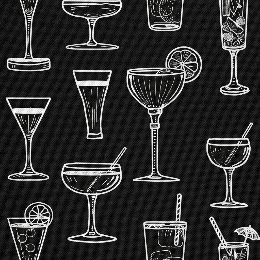 OUTDOOR DEKOSTOFFE OXFORD - Motiv Cocktail | DX8611