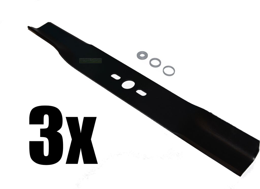3 X 53 CM UNIVERSAL Ersatzmesser für Rasenmäher mit Produktbild 
