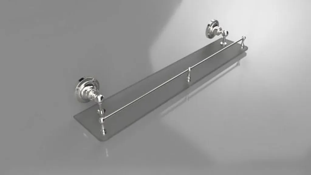 Tablette de douche anti-chute en verre 60cm RETRO : stop au désordre