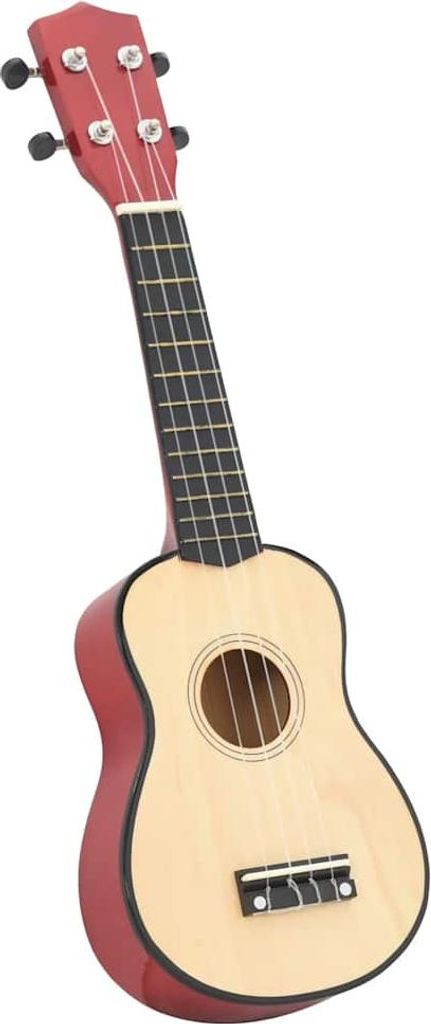 vidaXL Sopran Ukulele Set für Kinder mit Tasche Helles Holz 23"