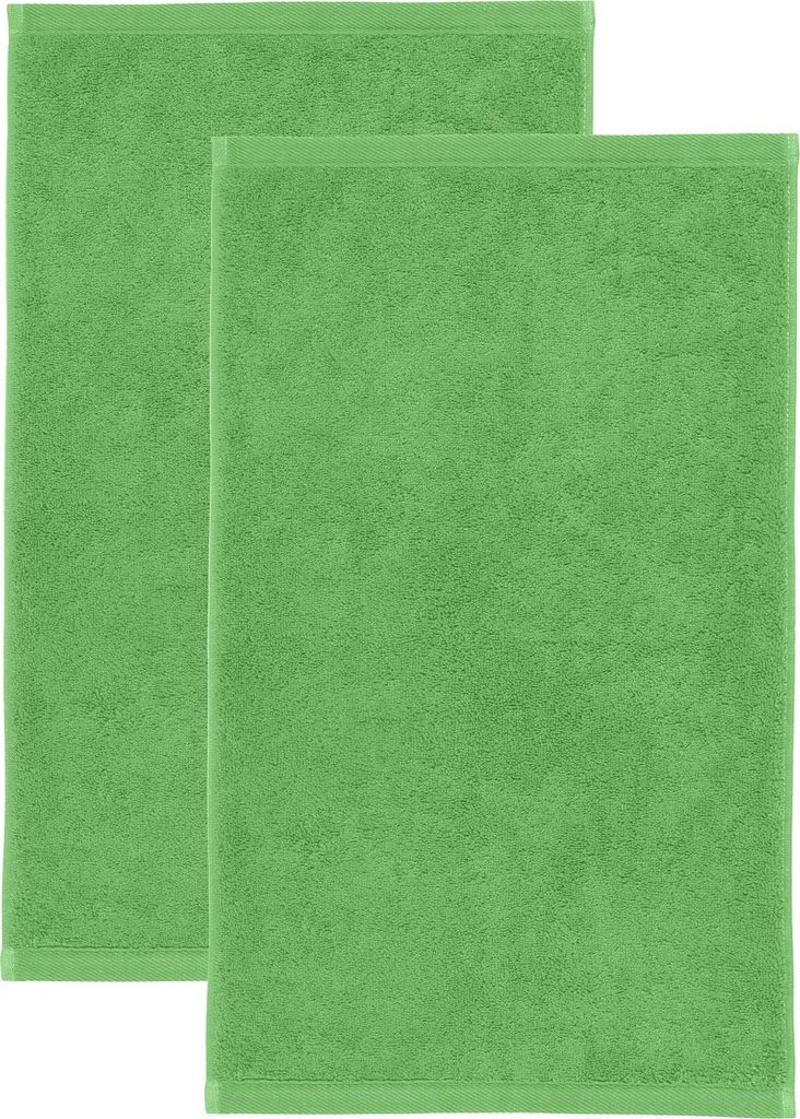 Erwin Müller Gästetuch Heidenheim" 2er-Pack grün 30x50 cm"