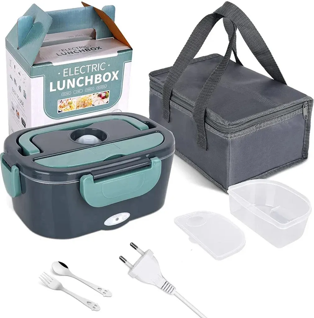 Portapranzo Elettrico 1.5L: Scaldavivande Rapido Inox per Ufficio EU