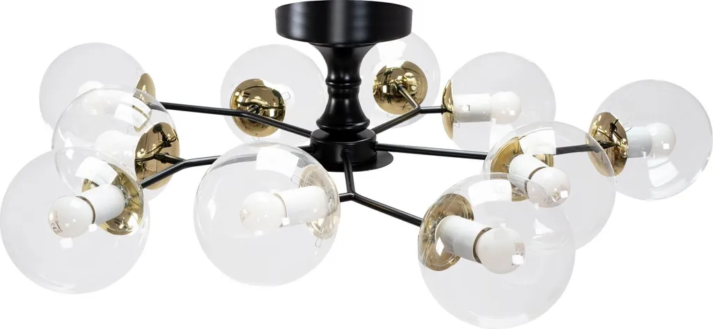 Plafoniera Moderna tooLight APP1136-10C | Oro e Nero Lusso Online