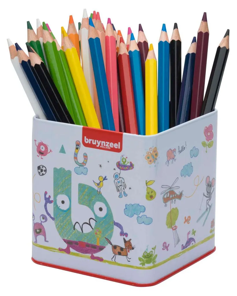 Bruynzeel Mega Colour, 48 crayons de couleur pour artistes et écoliers