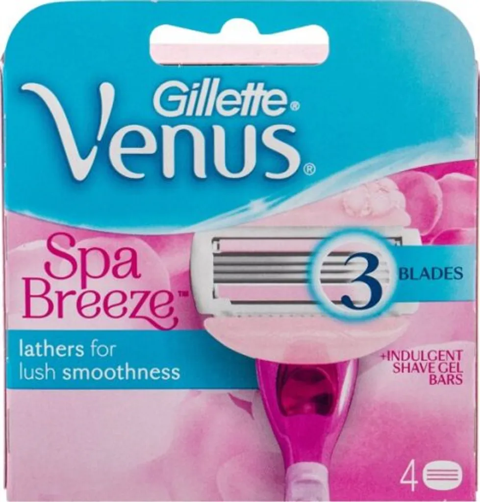 Ricambi Venus Spa Breeze 4 Pezzi: Depilazione Rapida e Sicura