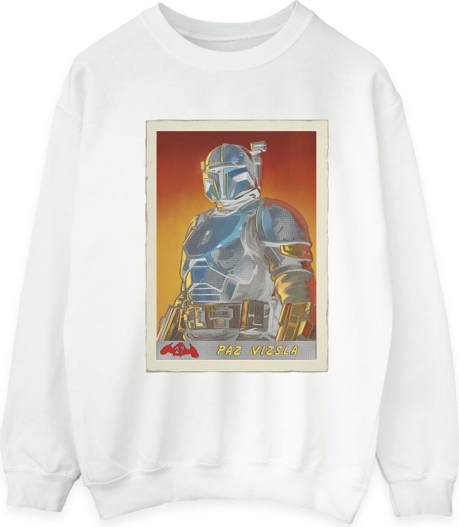 Star Wars - "The Mandalorian" Sweatshirt für Herren BI46685 (XXL) (Weiß)