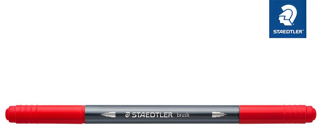 Staedtler Doppelfaserm.wasserverm. rot
