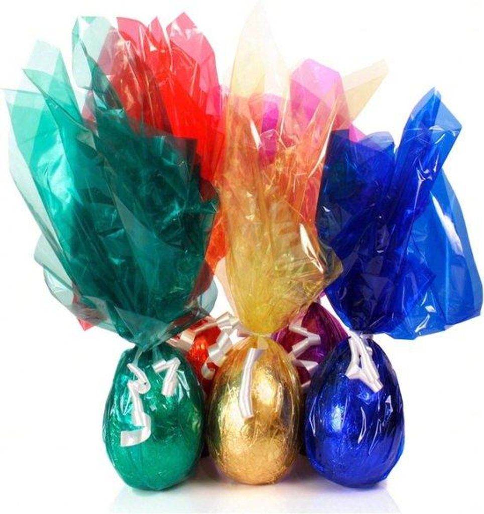 120 Stück bunte Cellophanfolien 19x19CM für Süßigkeiten und DIY Dekoration