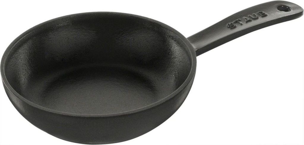 Staub Bratpfanne wooden handle Kochgeschirr 27 x 6 x 29,5cm