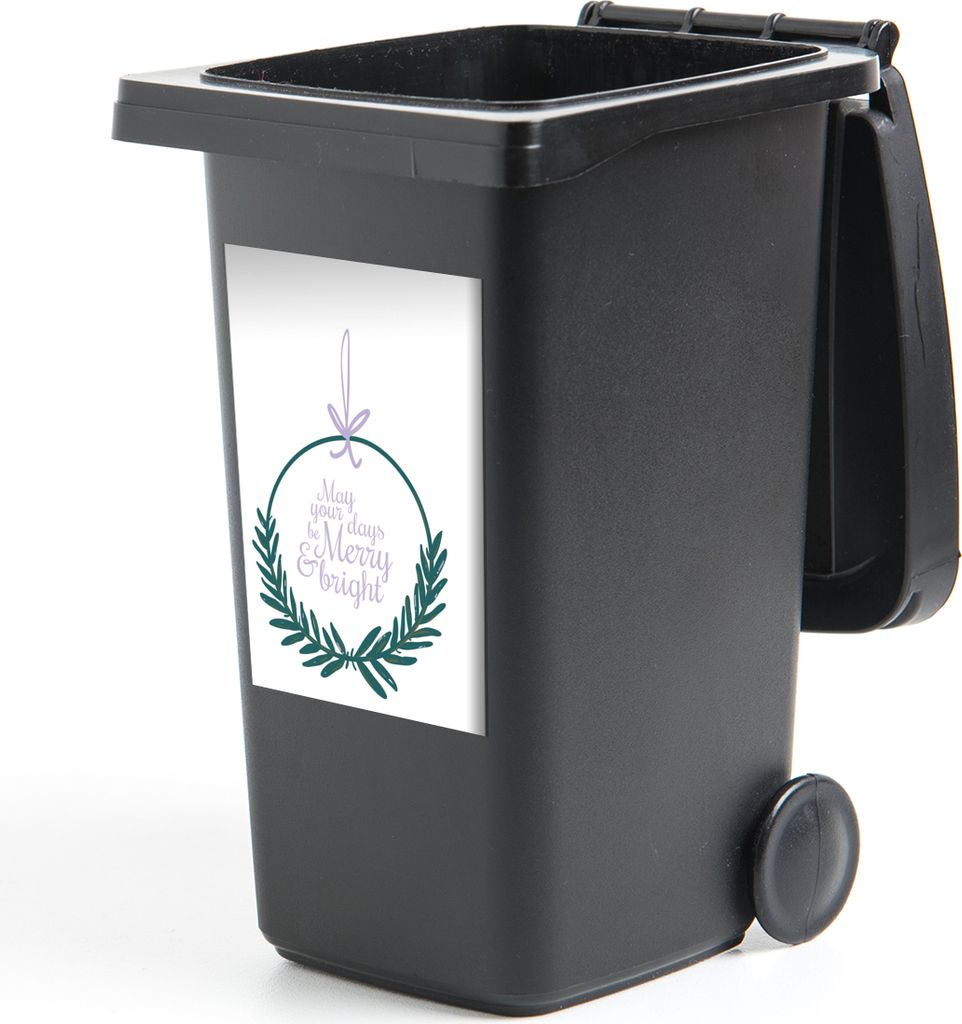 MuchoWow - Mültonnen-sticker - Sticker - Aufkleber für die Mülltonne