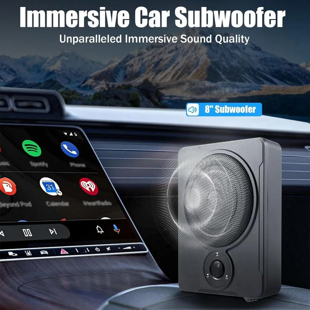Subwoofer Puissant 200W RMS Format Compact 31cm avec Basses Profondes - 5