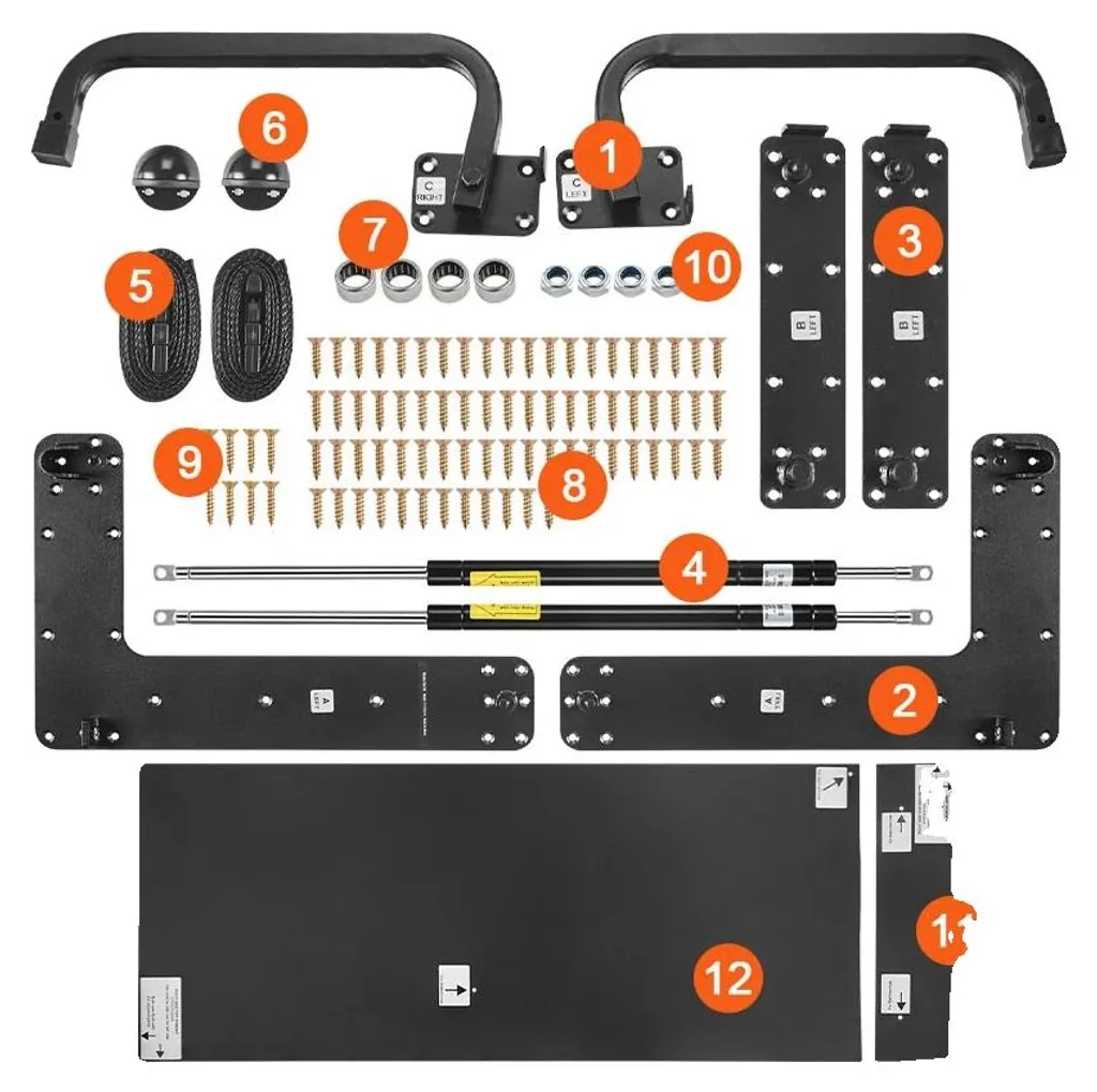 Optimisez votre espace avec ce kit lit Murphy Queen Size pratique
