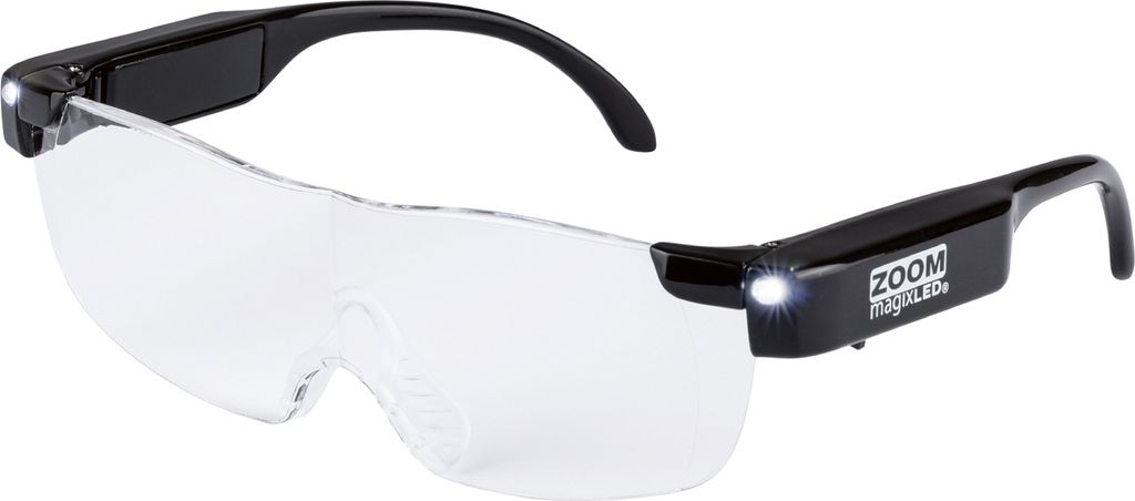 Livington Go Fan Zoom LED-Brille Lupenbrille Lesehilfe Produktbild 
