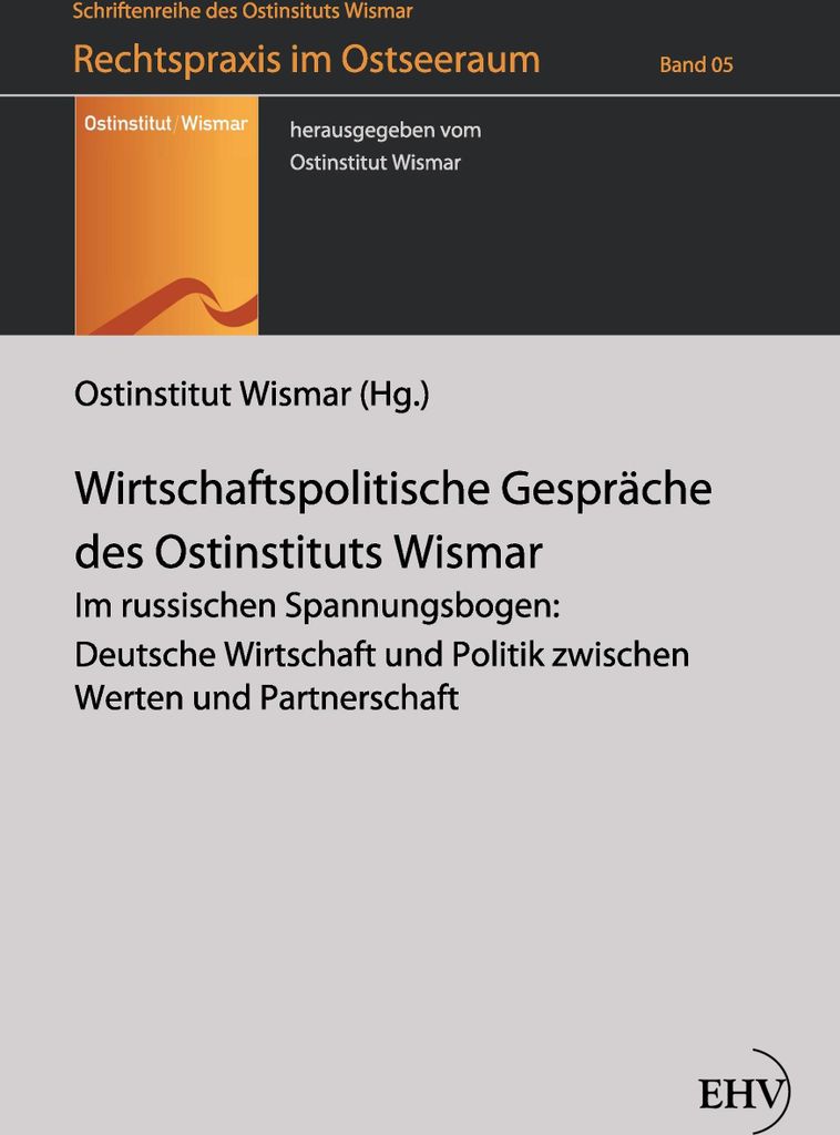Wirtschaftspolitische Gespräche des Ostinstituts Wismar