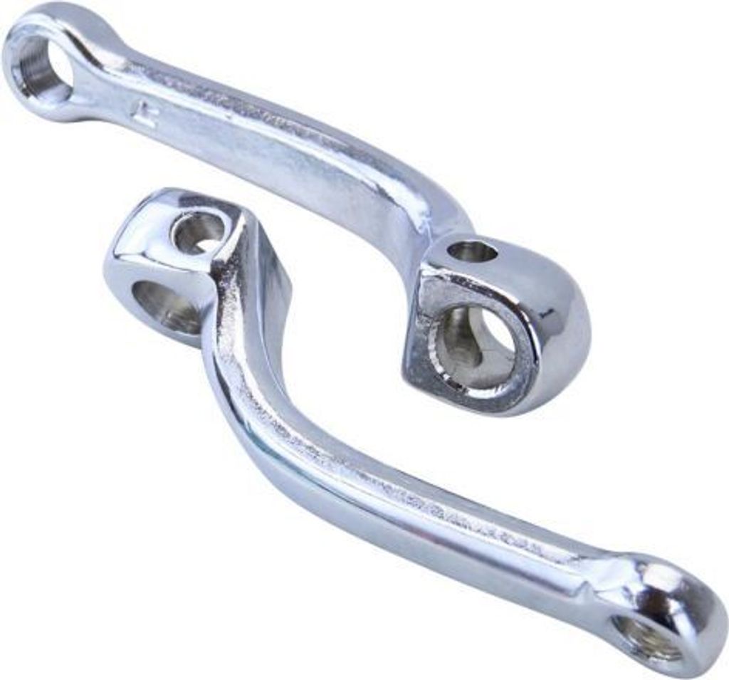 Tretkurbel Satz Pedalarme 124mm verchromt für Hercules Produktbild 