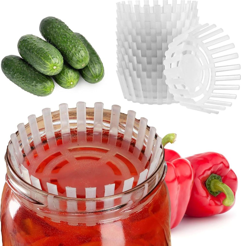 Fermentationsgewichte - Fermentieren - Fermentationsglas - Fermentation - Beschwerungssteine - Ø 8,2 Zentimeter - 12 Stück - Must-Have für das E...