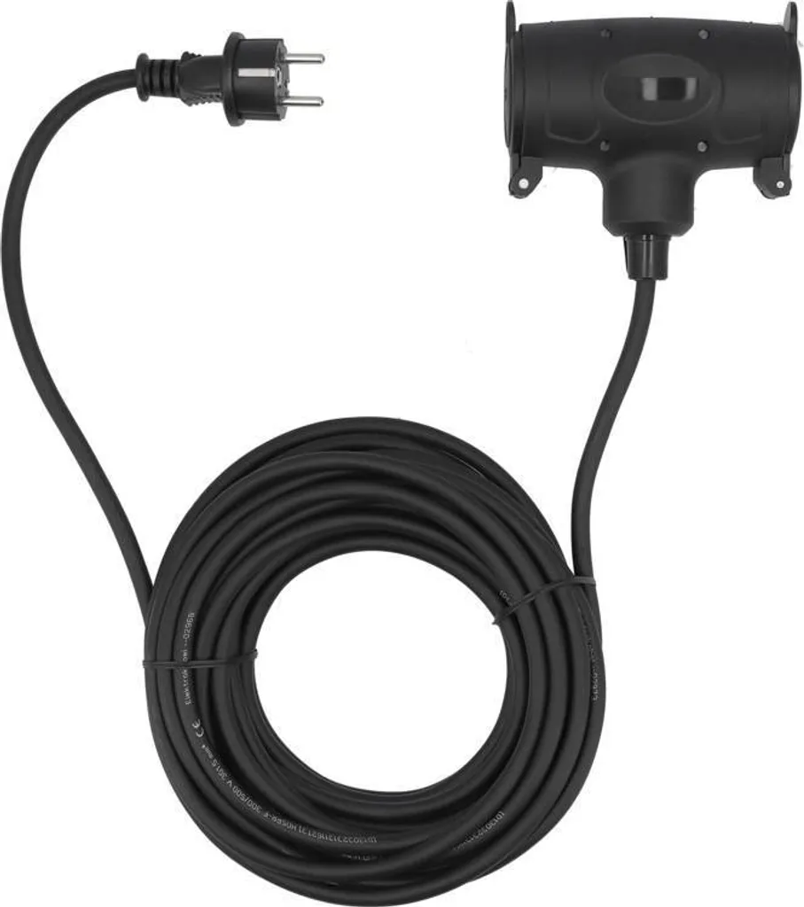 Yato 25M Rallonge Électrique Pro F - Anti-Traction - Noir Robuste