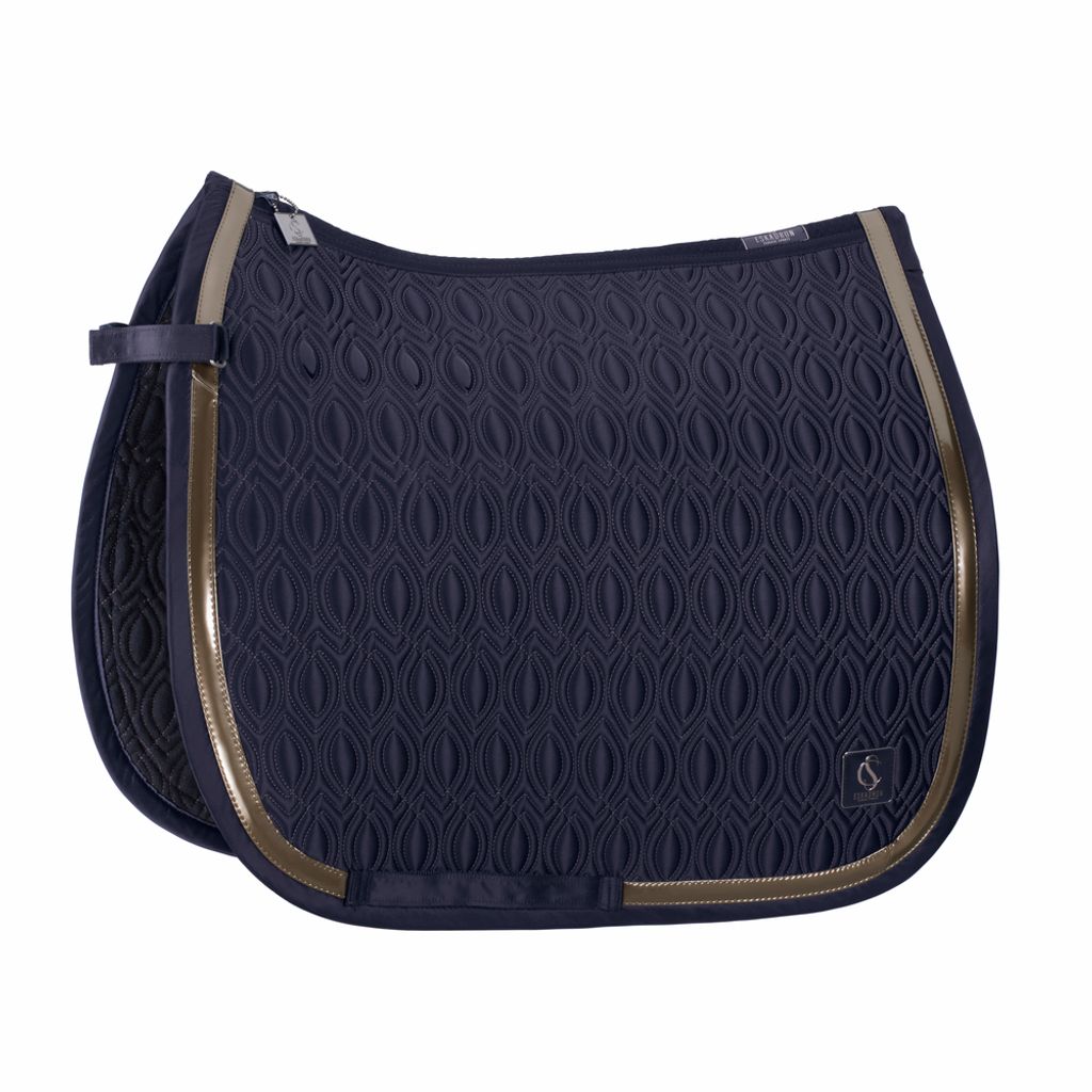 Eskadron Classic Sports Schabracke " MATTGLOSS CONTRAST " Form - Vielseitigkeit Farbe - navy