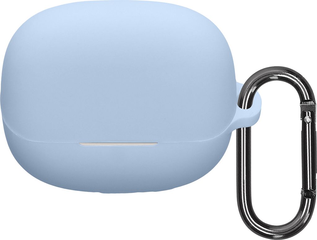 kwmobile Hülle kompatibel mit Xiaomi Buds 5 Pro Kopfhörer - Silikon Schutzhülle Etui Case Cover Schoner in Hellblau