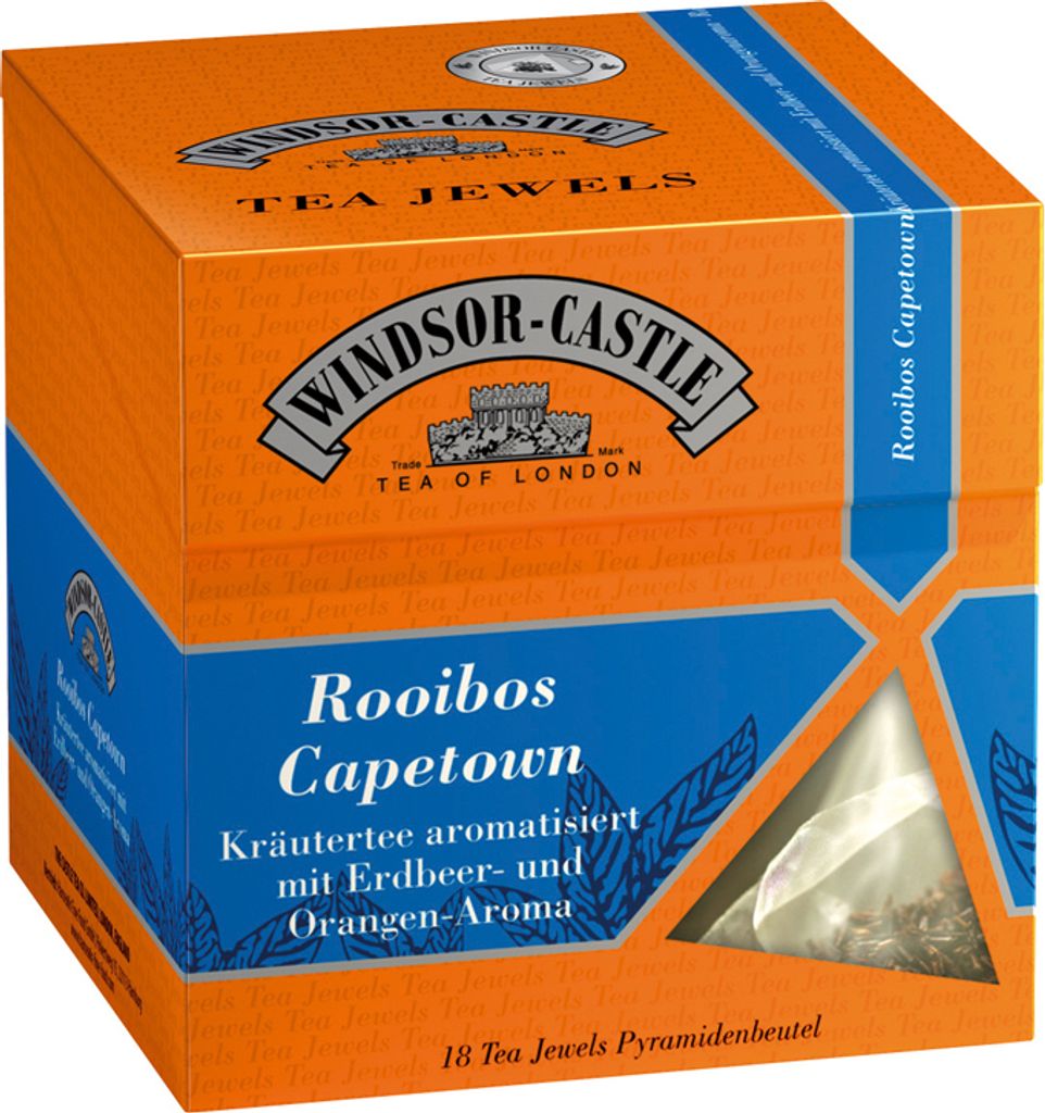 Windsor-Castle Rooibos Capetown Tea, 18 Pyramidenbeutel