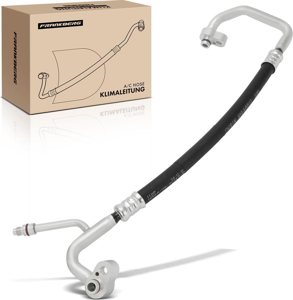Frankberg 1x Klimaleitung Klimaschlauch Druckleitung für VW Golf Audi A3 Seat Skoda Octavia