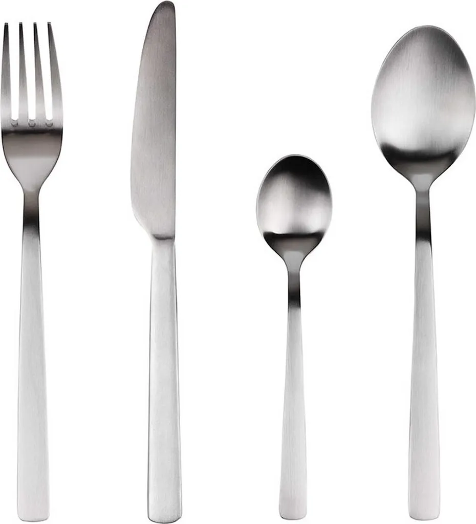 Posate San Ignacio Root Matting Acciaio inossidabile riciclato (24 pezzi)