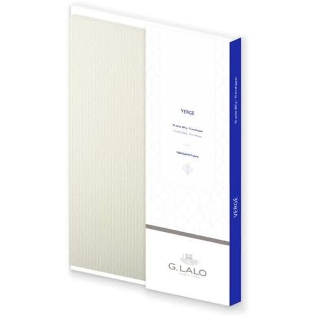Lalo Set 10 Karten/Umschläge Vergé we