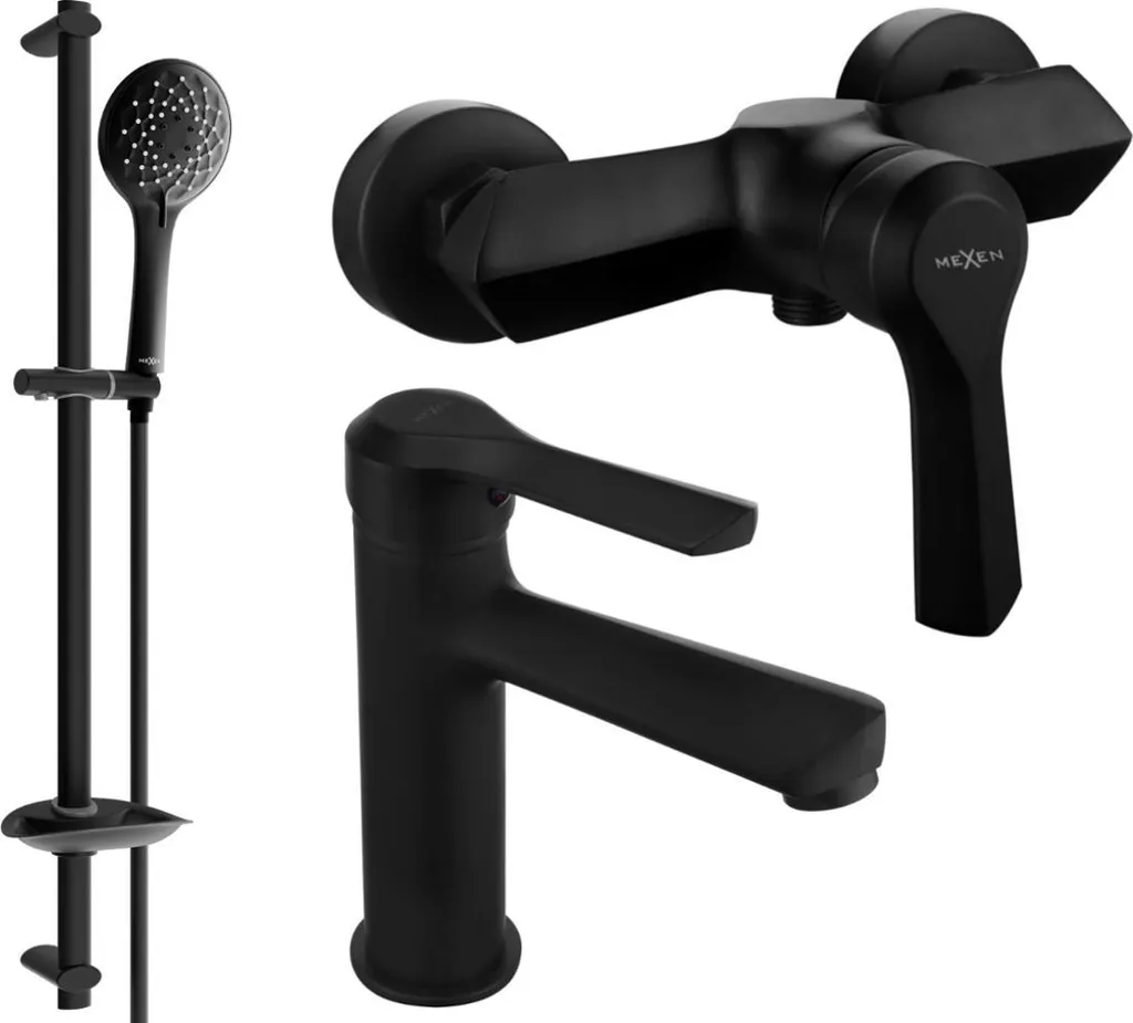 Set Doccia Nero Mexen Sabre DB74: Alta Gamma al Giusto Prezzo