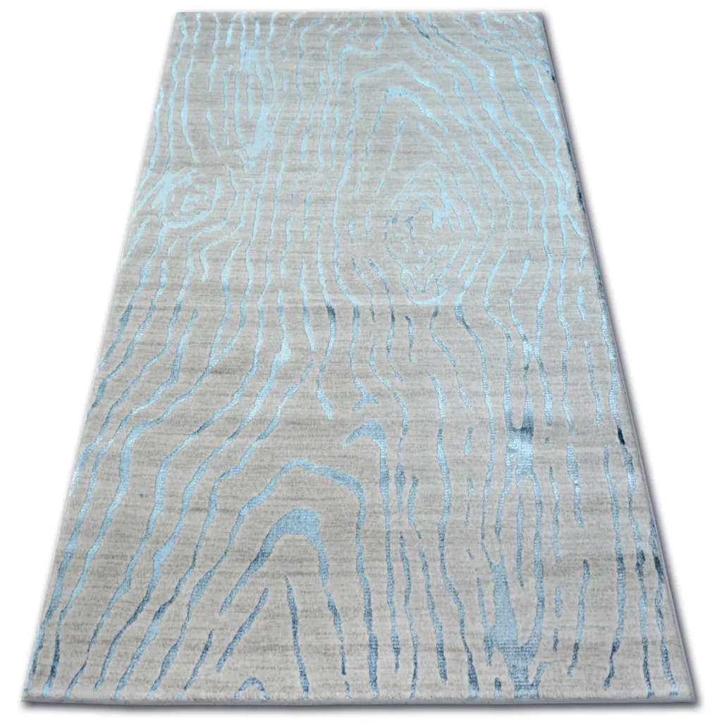 Tapis acrylique Manyas 1703 gris bleu gris 160x230 cm pour salon chic