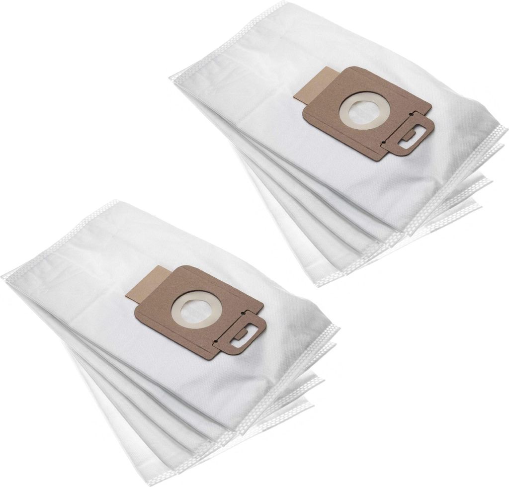 vhbw 10x Staubbeutel kompatibel mit Nilfisk Power Eco, Select Comfort Allergy Staubsauger - 27cm x 13,5cm Weiß