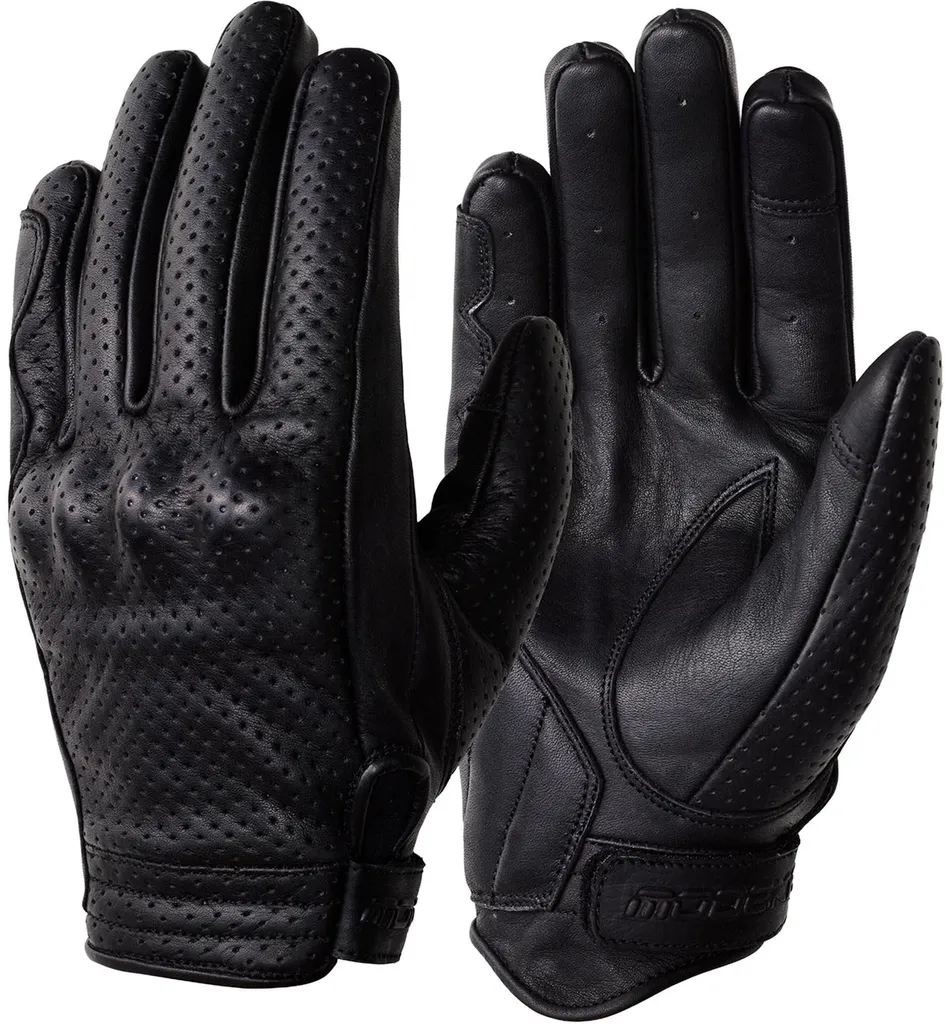 Gants Modeka Hot Classic II Noir 11 - Gants Moto en Cuir Homme Homologués