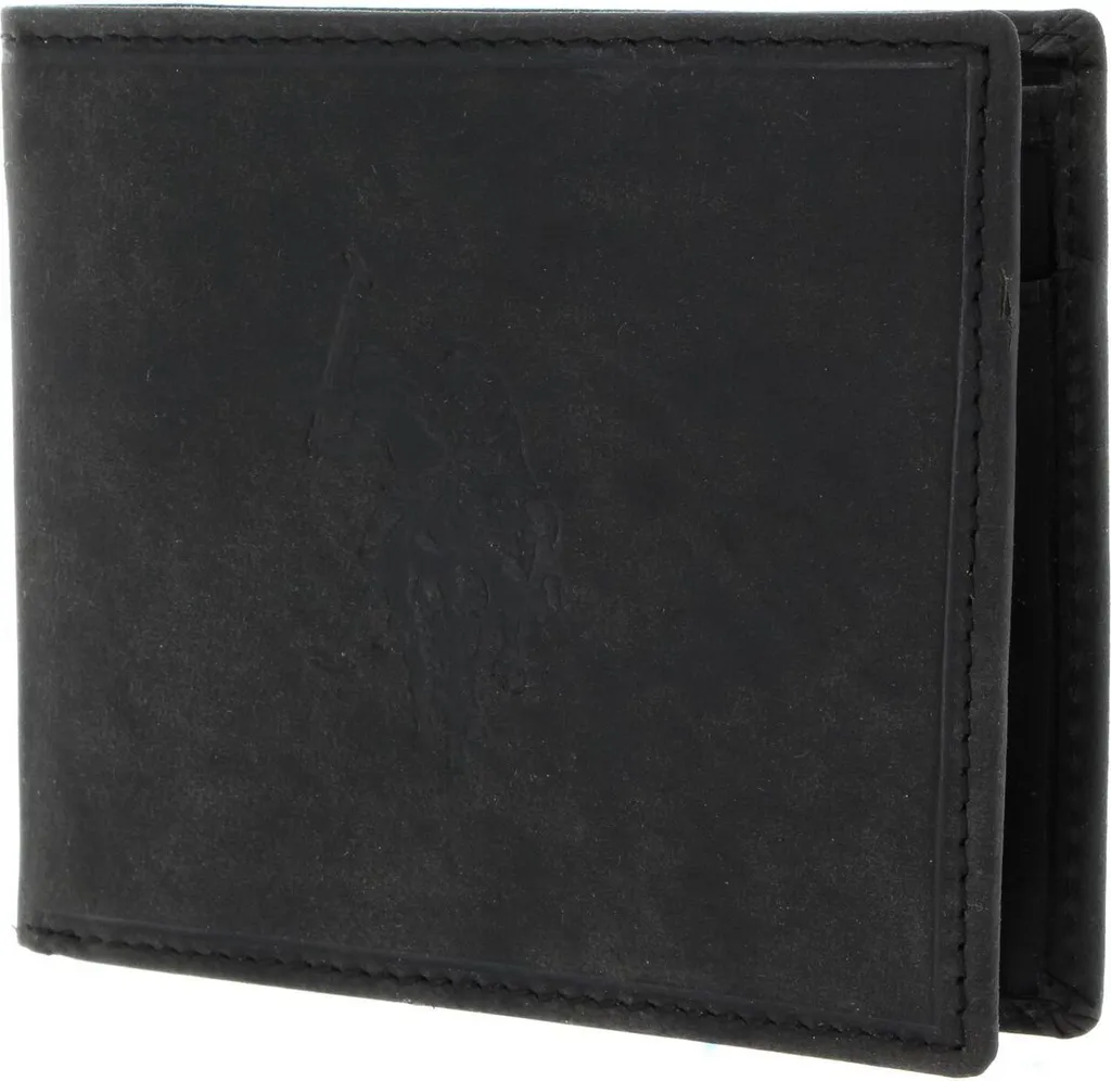 Portefeuille Noir Tulsa U.S. POLO ASSN. Fin et Pratique pour Homme