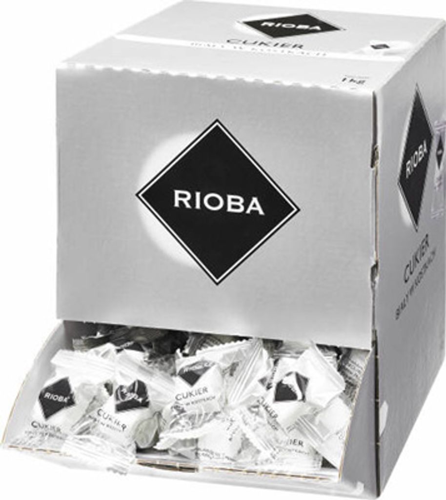 Cukier biały w kostkach 1kg - Rioba Zdjęcie produktu 