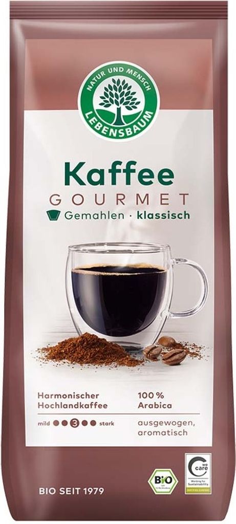 ARABICA 100 % CLASSICMILK COFFEE 500 g - LEBENSBAUM Image du produit 