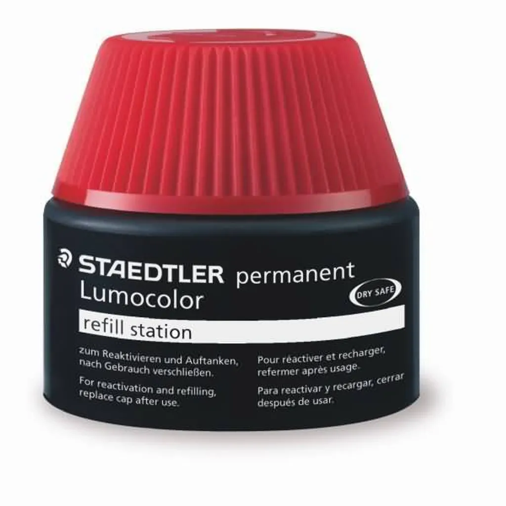 Ricarica Lumocolor Staedtler 487 17-2 Rosso - Mai Più Senza Inchiostro