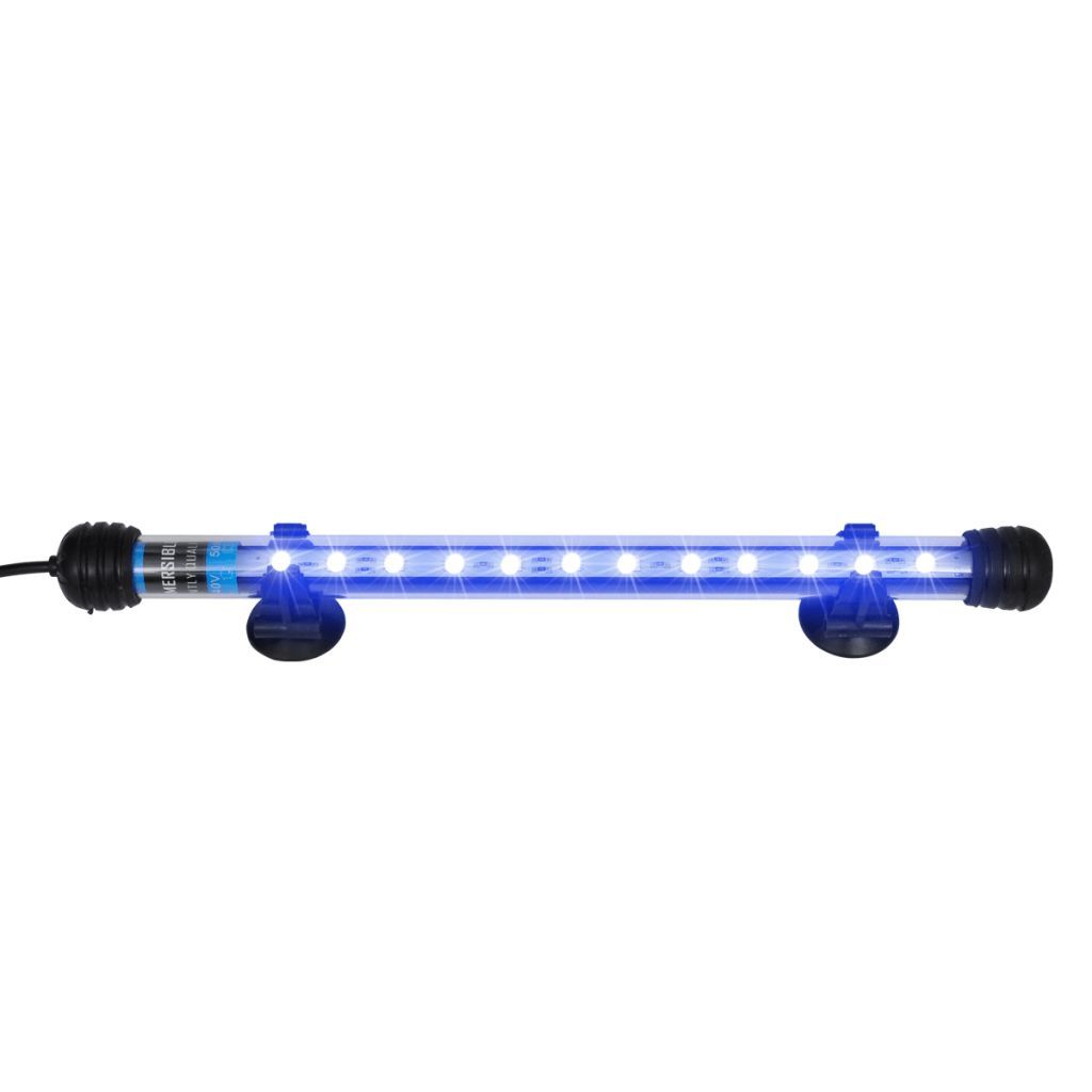 vidaXL LED Aquarium-Lampe 28 cm Blau Produktbild 