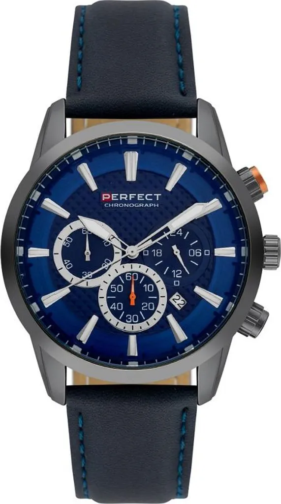 Montre de Ville Perfect Bleue PF01188 - Idéale pour le Bureau et Sorties