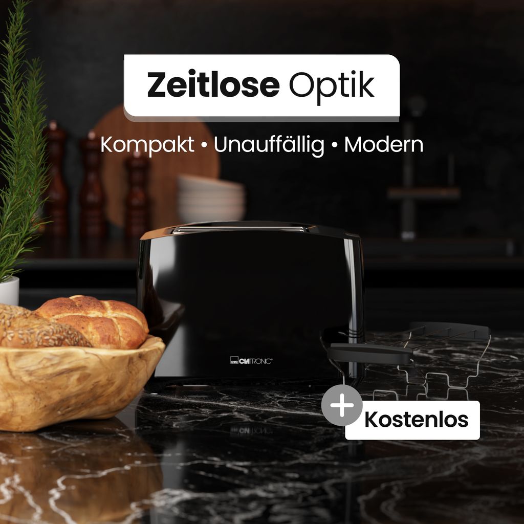 Clatronic Toster TA 3801 schwarz (263997) Zdjęcie produktu 5