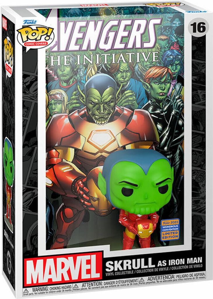 Funko Iron Man POP! Comic Cover Vinyl Figur Skrull 9 cm