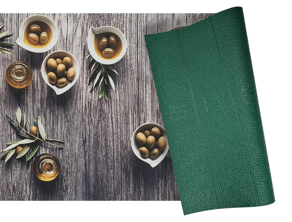 Tapis de cuisine anti-glisse OLIVIO 50 x 130 cm, fini les sols humides