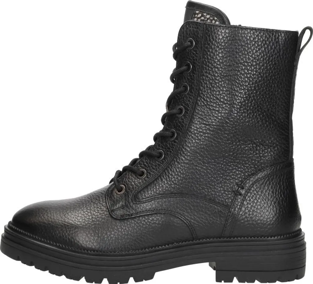 Maruti Belize Bottines à Lacets en Cuir Noir Taille 42 pour Femme