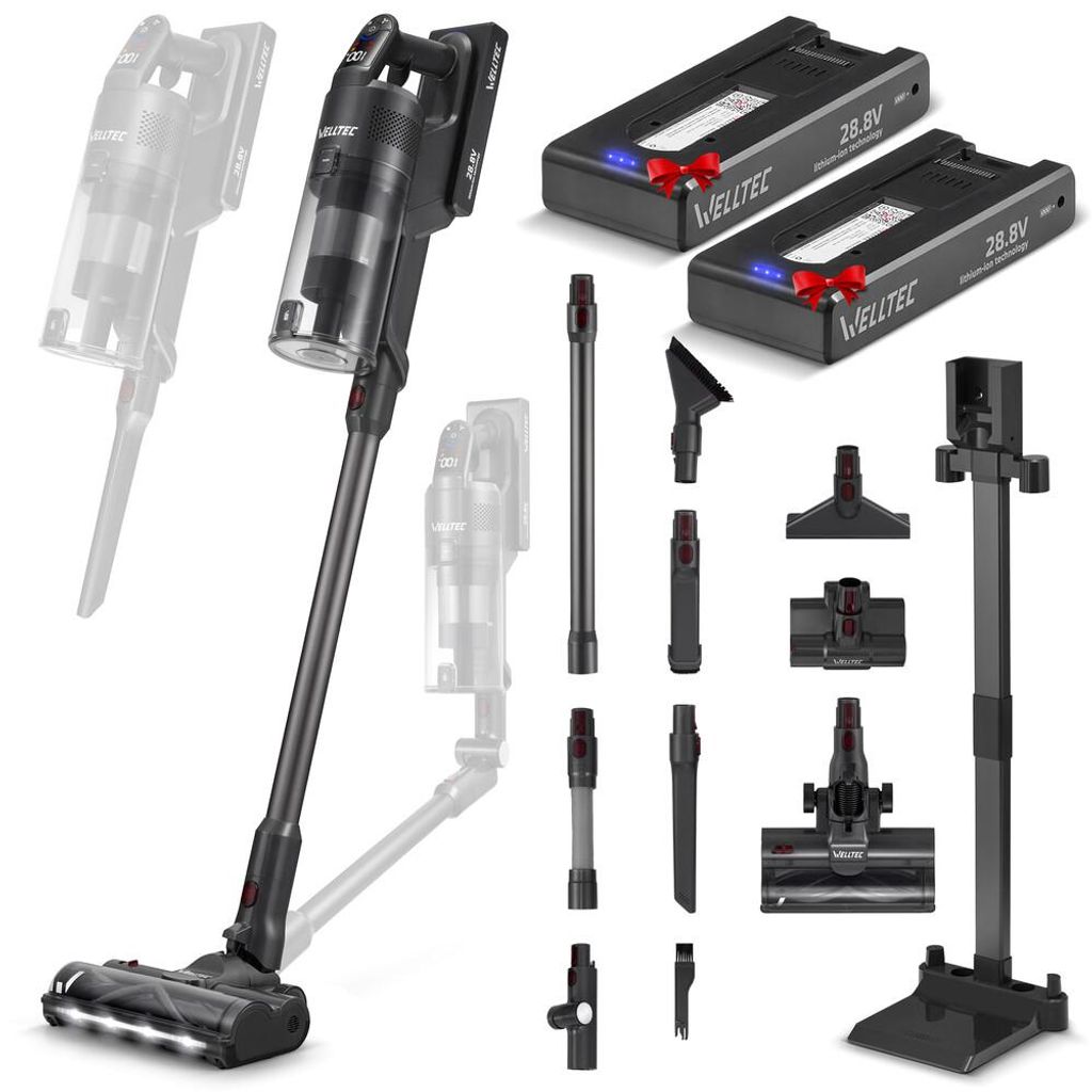 Kabelloser Staubsauger Welltec GT360 Pro Produktbild 