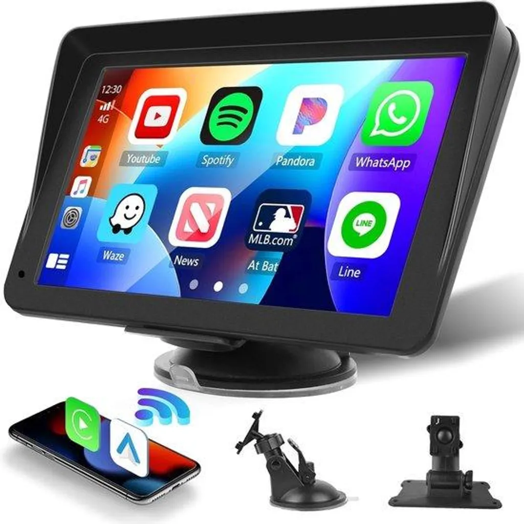 Autoradio Bluetooth Écran Tactile 7 pouces HD avec Mains Libres et USB