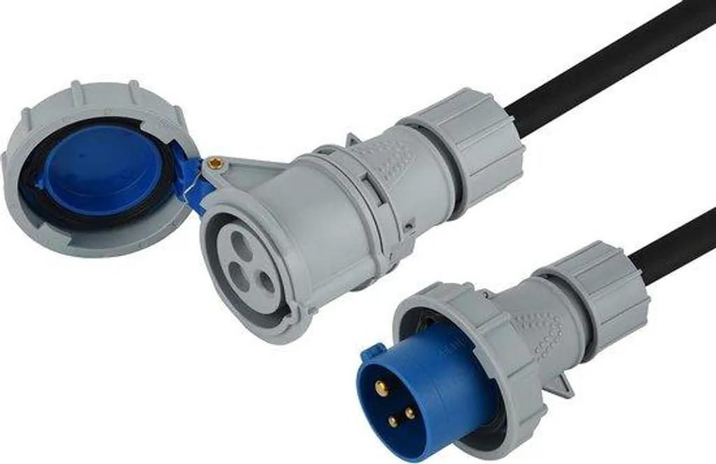 Tuyau en caoutchouc industriel 20m IP67 avec prises pour caravanes